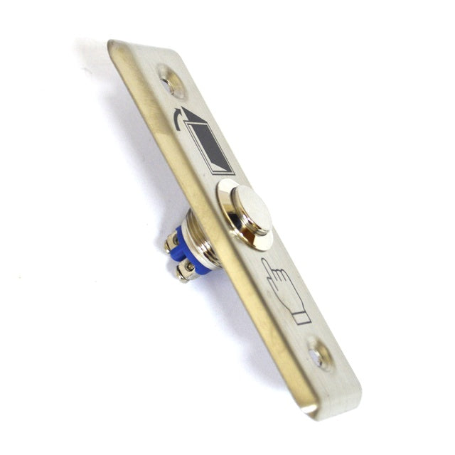 Buton de acces incastrabil SilverCloud PB303, contact iesire NO/COM, max. 12V/24V 3A, otel inoxidabil