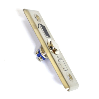 Buton de acces incastrabil SilverCloud PB303, contact iesire NO/COM, max. 12V/24V 3A, otel inoxidabil