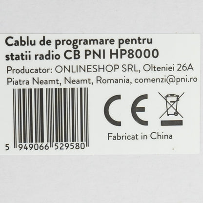 Cablu de programare pentru statiile radio CB PNI Escort HP8000L, HP8001L, HP8024