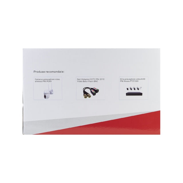 Cablu FTP CAT6 PNI F06 cu 4 perechi pentru internet 1 Gigabit si sisteme de supraveghere Rola 305m