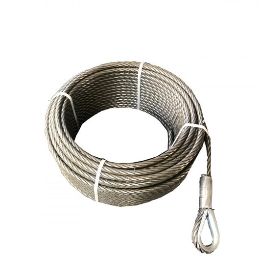 Cablu SUPERKOMPAKT triplu ciocanit cu ochi sau rodanta la un capat 14mm