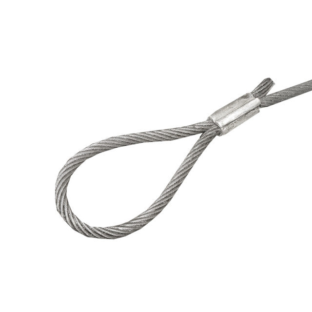 Cablu SUPERKOMPAKT triplu ciocanit cu ochi sau rodanta la un capat 16mm