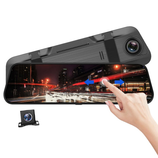 Camera auto DVR PNI Voyager S2800 UHD 4K 170° incorporata in oglinda retrovizoare, 9.66 inch, touchscreen IPS, monitorizare parcare, G-Sensor, slot card micro SD, USB-C, functie GPS, Wi-Fi, control di
