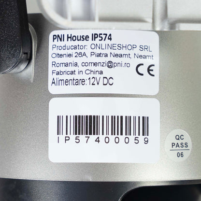 Camera supraveghere video PNI House IP574 cu Wi-Fi, PTZ, dual lens 4MP + 4MP, zoom optic 10X, IP65