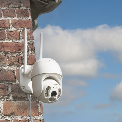 Camera supraveghere video PNI IP65 live PTZ 5MP, GSM 4G, slot card micro SD, detectie miscare, detectie silueta umana, de exterior IP66, LED-uri IR si LED-uri albe