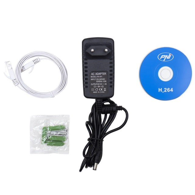 Camera supraveghere video PNI IP655B 5MP WiFi PTZ 5X Zoom optic H265, slot microSD, stand-alone, Night Vision 50m IP66 Alarma detectie miscare Comunicare audio bidirectionala