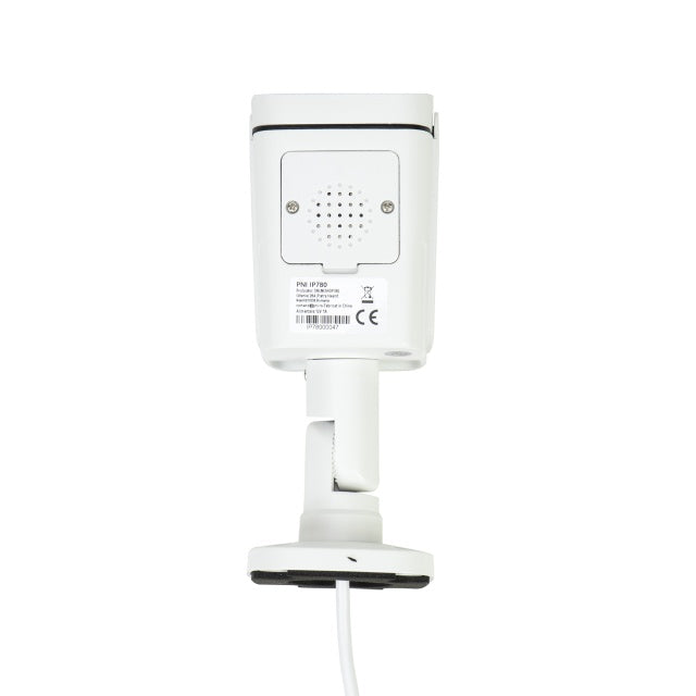 Camera supraveghere video PNI IP780, 8MP, 4K, IP, 6 LED-uri IR, IP66, alb