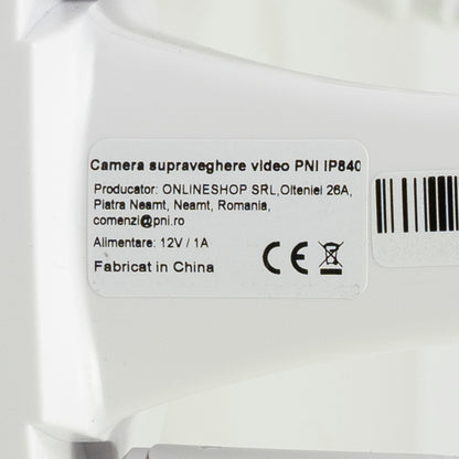 Camera supraveghere video wireless PNI IP840 + card PNI 128GB WiFi, PTZ, 8MP 4K, slot micro SD, stand-alone, functii AI, ONVIF, ICSee app