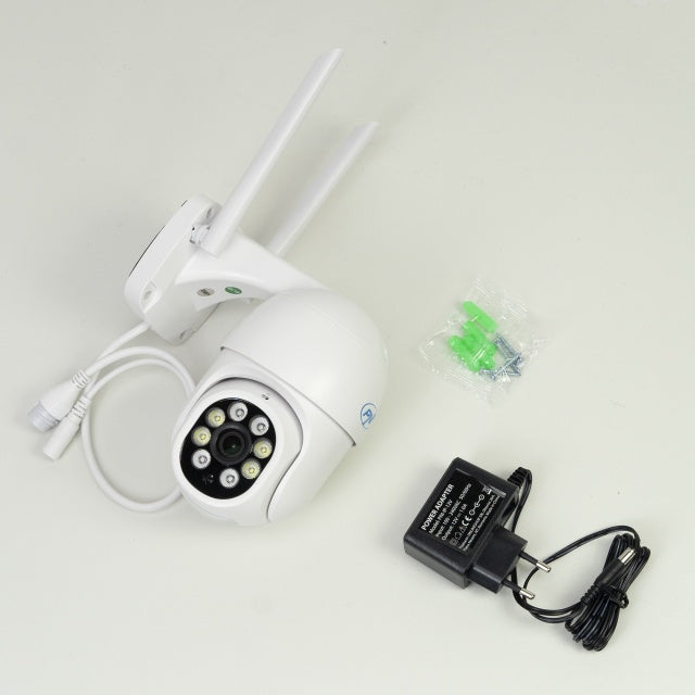 Camera supraveghere video wireless PNI IP840, WiFi, PTZ, 8MP 4K, slot micro SD, stand-alone, functii AI, ONVIF, ICSee app