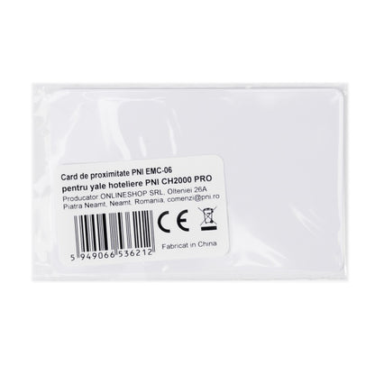 Card de proximitate PNI EMC-06 13.56 MHz pentru Yale hoteliere PNI CH2000 PRO
