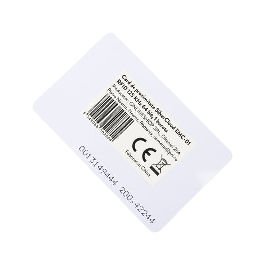 Card de proximitate SilverCloud EMC-01 RFID 125 KHz 64 bit, 1 buc