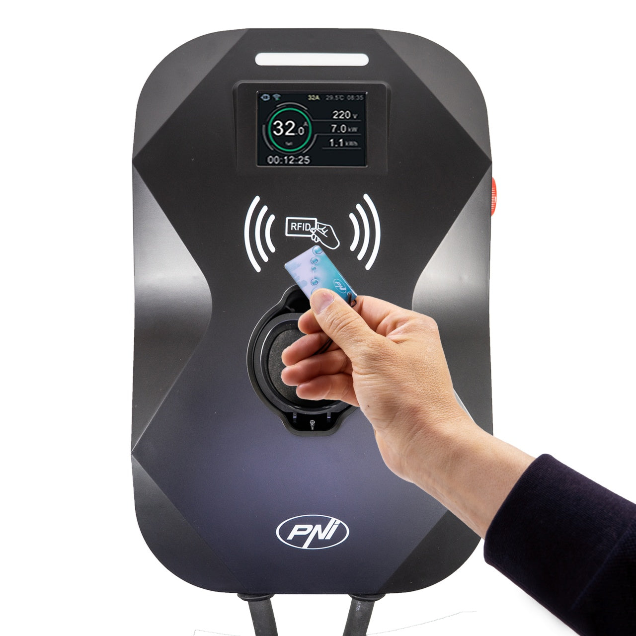 Card RFID activare incarcare pentru statie PNI KW11 16A 11KW si PNI KW22 32A 22KW