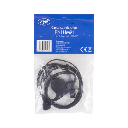 Casca cu microfon PNI HM91 cu 1 pin 2.5mm PNI-MT