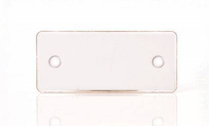 Catadioptru reflectorizant dreptunghiular alb 96x42 mm
