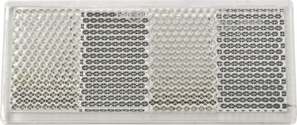 Catadioptru reflectorizant dreptunghiular alb DOBPLAST