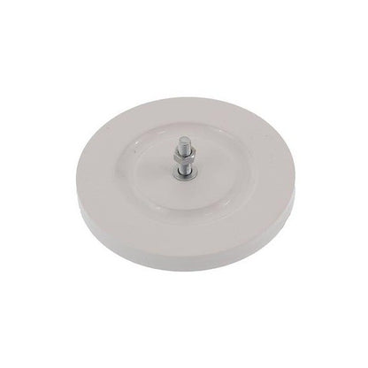 Catadioptru reflectorizant rotund alb cu surub
