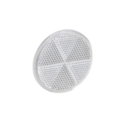 Catadioptru reflectorizant rotund alb fi 60 mm
