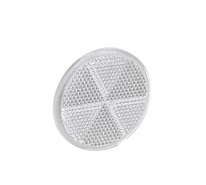Catadioptru reflectorizant rotund alb fi 60 mm