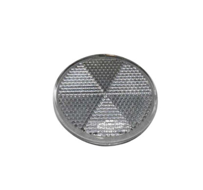 Catadioptru reflectorizant rotund alb fi 60 mm