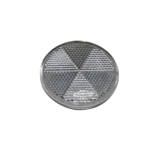Catadioptru reflectorizant rotund alb fi 60 mm