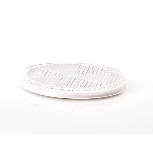 Catadioptru reflectorizant rotund alb fi 61 mm