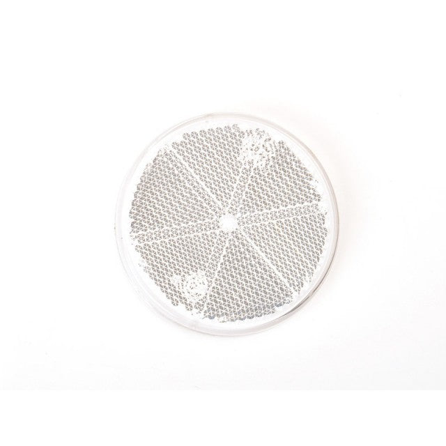Catadioptru reflectorizant rotund alb fi 61 mm