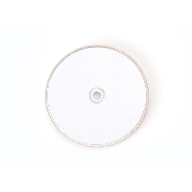Catadioptru reflectorizant rotund alb