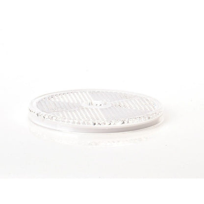 Catadioptru reflectorizant rotund alb
