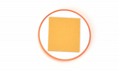 Catadioptru reflectorizant rotund portocaliu fi 61 mm