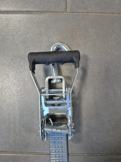 Chinga auto 3.5m - carlige rotative - (banda 3,5 cm)