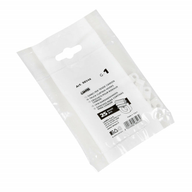 Clema pentru sina perdea - set 25 bucati - G - 1