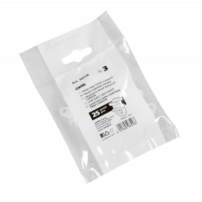 Clema pentru sina perdea - set 25 bucati - G - 3