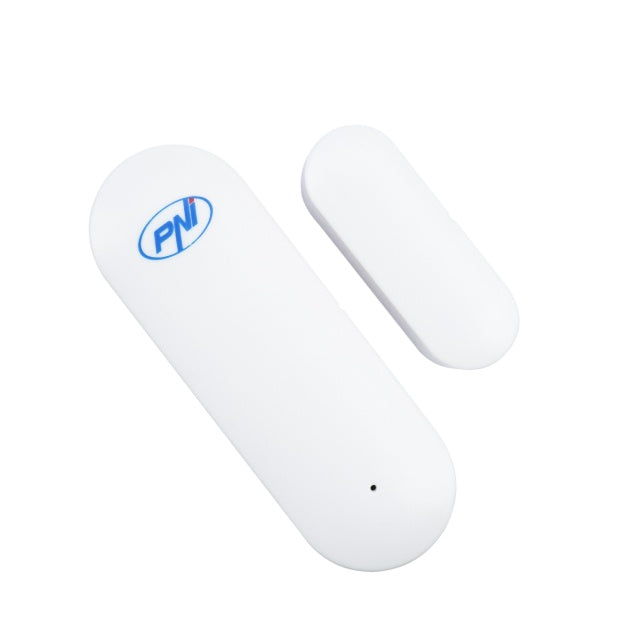 Contact magnetic inteligent PNI Safe House PG07 pentru monitorizare usi si ferestre prin internet, compatibil cu aplicatia Tuya, stand alone sau asociat la sistemul de alarma PNI PG600, PNI HS650 si H