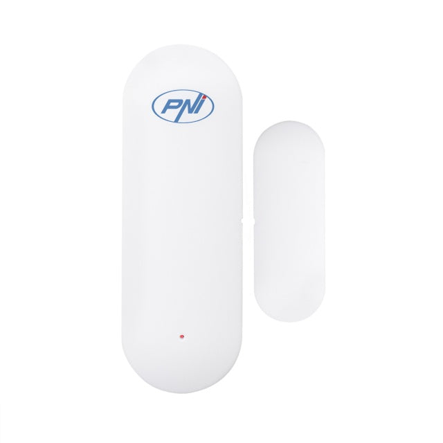 Contact magnetic inteligent PNI Safe House PG07 pentru monitorizare usi si ferestre prin internet, compatibil cu aplicatia Tuya, stand alone sau asociat la sistemul de alarma PNI PG600, PNI HS650 si H