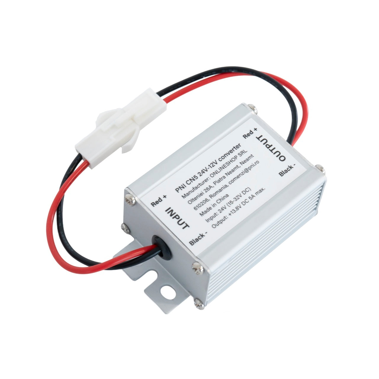 Convertor de tensiune PNI CN5 intrare 24V iesire 12V curent 5A