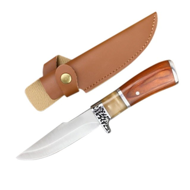 Cutit vanatoare PNI Hunting H100, lungime 215 mm, husa inclusa