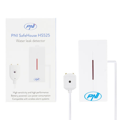 Detector inundatie PNI SafeHouse HS525 wireless pentru sistem de alarma la efractie