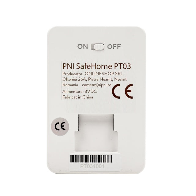 Detector miscare inteligent PNI SafeHome PT03 WiFi, aplicatie mobil Tuya Smart, integrare in scenarii si automatizari smart cu alte produse compatibile Tuya