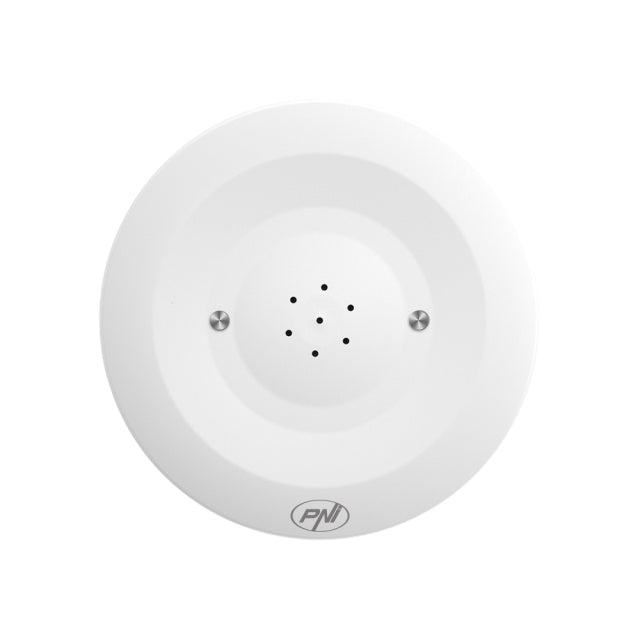 Detector senzor inundatie PNI SafeHouse HS527 cu Wi-Fi, cu alarmare sonora 80dB, difuzor incorporat, pentru inundatie si picurare, compatibil cu aplicatia Tuya, alimentare 3V