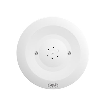 Detector senzor inundatie PNI SafeHouse HS527 cu Wi-Fi, cu alarmare sonora 80dB, difuzor incorporat, pentru inundatie si picurare, compatibil cu aplicatia Tuya, alimentare 3V