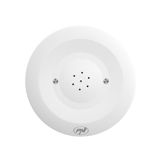 Detector senzor inundatie PNI SafeHouse HS527 cu Wi-Fi, cu alarmare sonora 80dB, difuzor incorporat, pentru inundatie si picurare, compatibil cu aplicatia Tuya, alimentare 3V