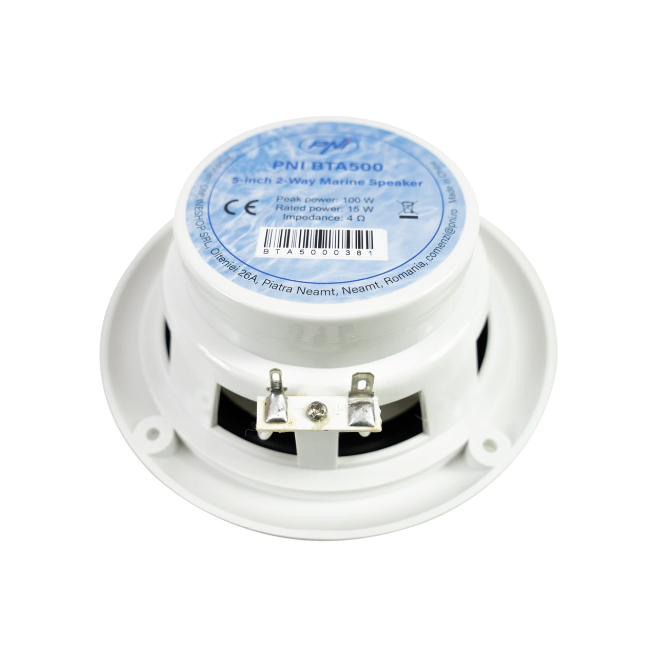 Difuzoare coaxiale pentru barci PNI BTA500 100W, 12.7 cm, set 2 buc