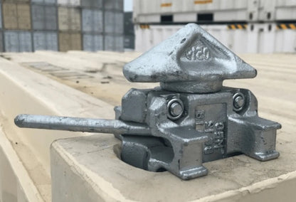 Dispozitiv fixare transcontainer twist lock
