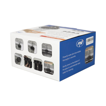 Dispozitiv spalare pahare PNI GW200 pentru bar, restaurant, bucatarie, clatire si spalare rapida, jet cu presiune, racord flexibil inclus, plastic ABS si otel inoxidabil, negru