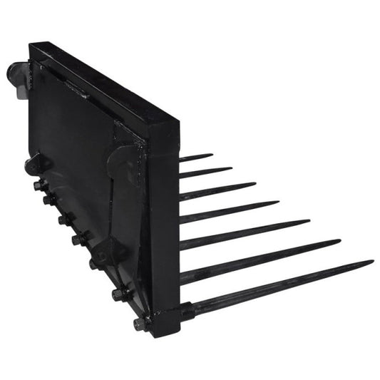 Furca pentru incarcat gunoi si baloti cu 7 tepuse de 800mm