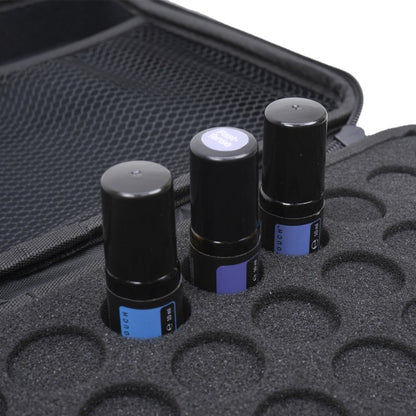 Geanta uleiuri esentiale PNI MyOil 60 cu burete protectie, culoarea Negru