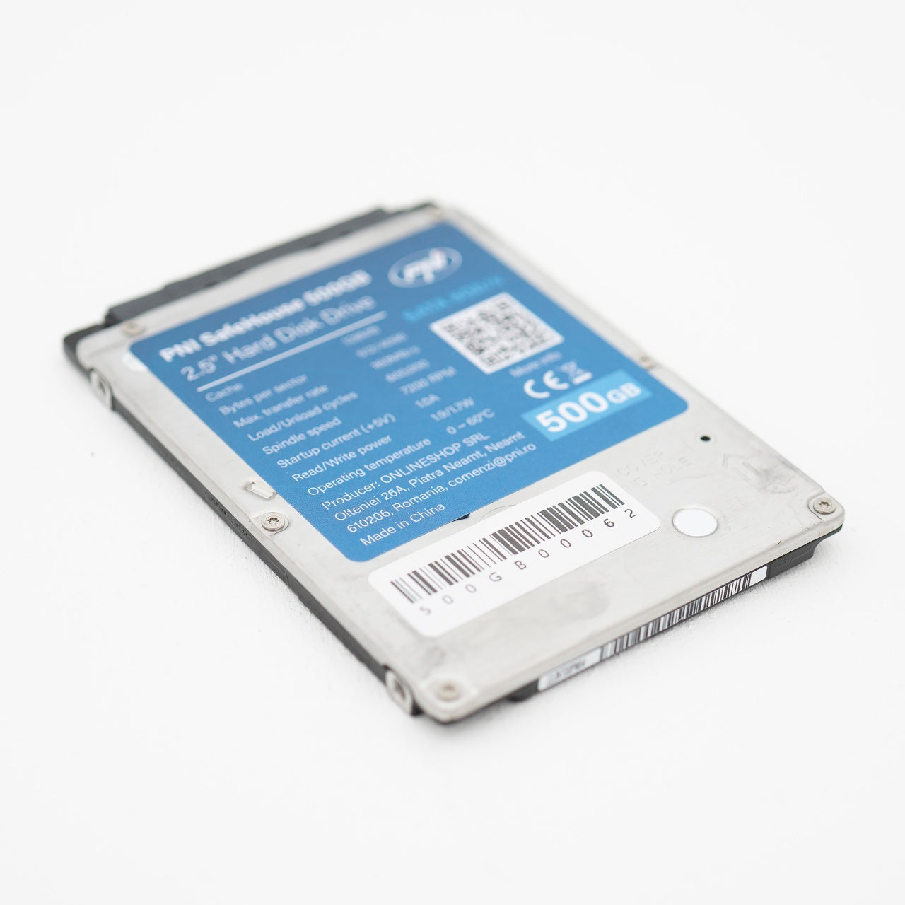 Hard Disk intern PNI SafeHouse 500GB 2.5'', SATA 6GB/s, capacitate 500GB, cache 128MB