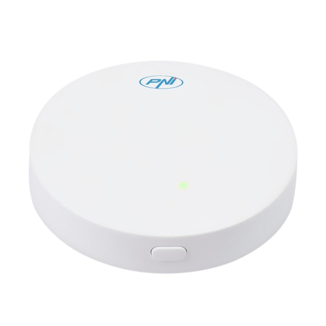 Hub Internet PNI CT25WIFI pentru Cap termostatic PNI CT25T, pentru control temperatura calorifere din aplicatie mobil Tuya Smart, integrare in scenarii si automatizari smart cu alte produse compatibil