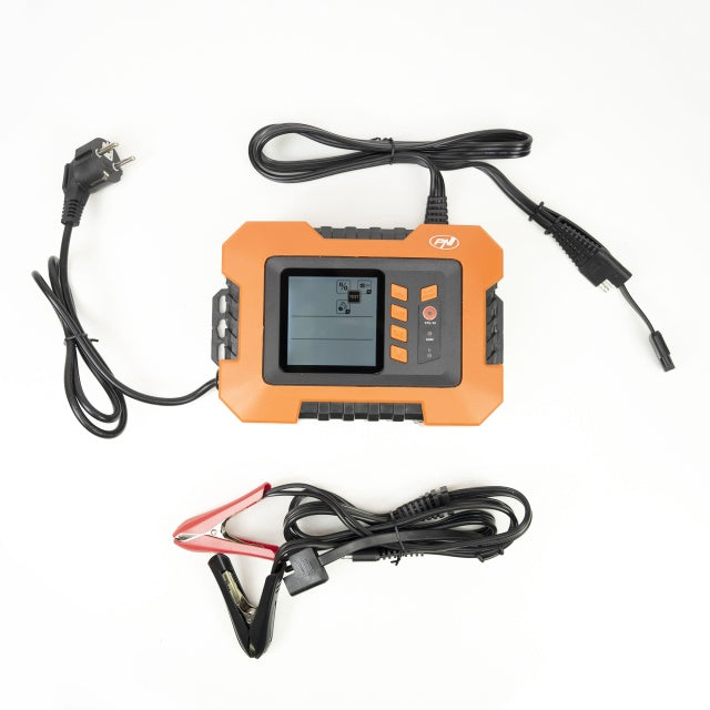 Incarcator si redresor PNI C130 pentru acumulatori auto, intrare 230V, iesire 6V/12V 2A 4A 8A 12A, iesire 24V 1A 2A 4A 6A, 2 porturi USB
