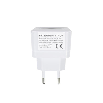 Interfon video inteligent PNI SafeHome PT710B WiFi HD, P2P, acumulator si Sonerie 36 melodii inclusa, aplicatie dedicata Tuya Smart, integrare in scenarii si automatizari smart cu alte produse compat